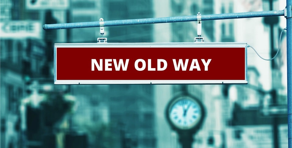 Street Sign that reads New Old Way